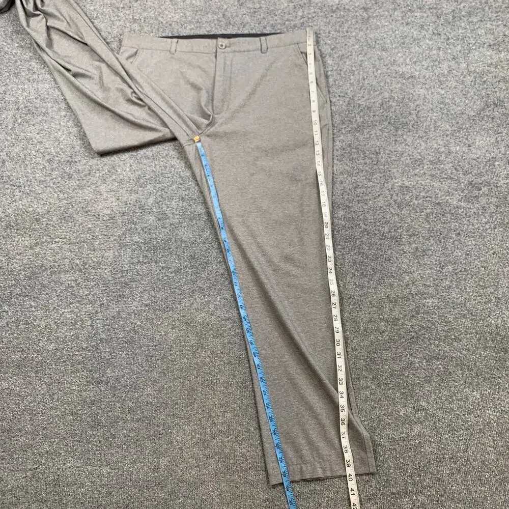 Johnston & Murphy Pants Mens 36 Grey XC4 Golf Performance Lightweight Golf Chino